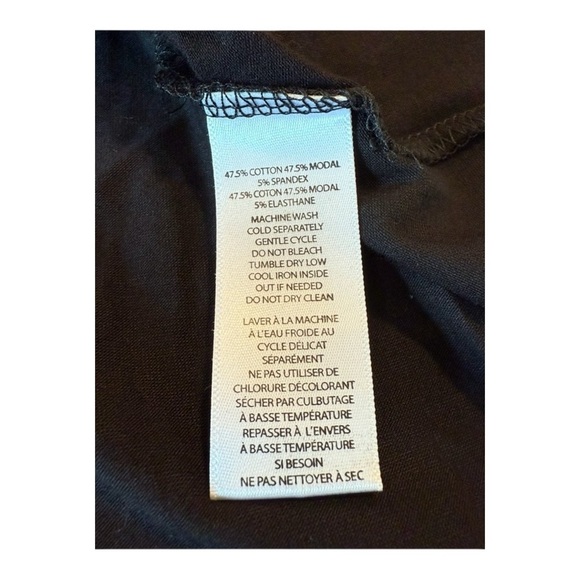 Beachlunchlounge Black Knit Pullover Midi Dress with Asymmetrical Tiered Hem - Picture 8 of 11